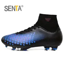 SENTA мужские футбольные бутсы TF/FG/AG длинные шипы тренировочные футбольные бутсы износостойкие футбольные бутсы высокие футбольные бутсы