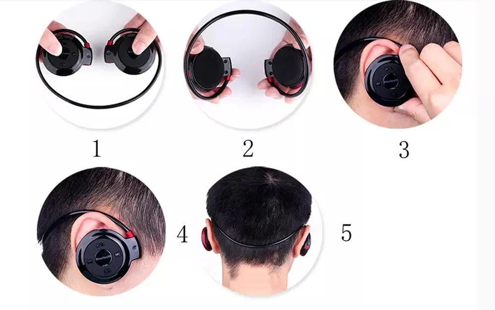 Portable 503 Bluetooth Earphone Sport Wireless Headset Music Stereo Headphones Mini Earbuds With Mic FM Radio For PC iPhone Mp3 (15)