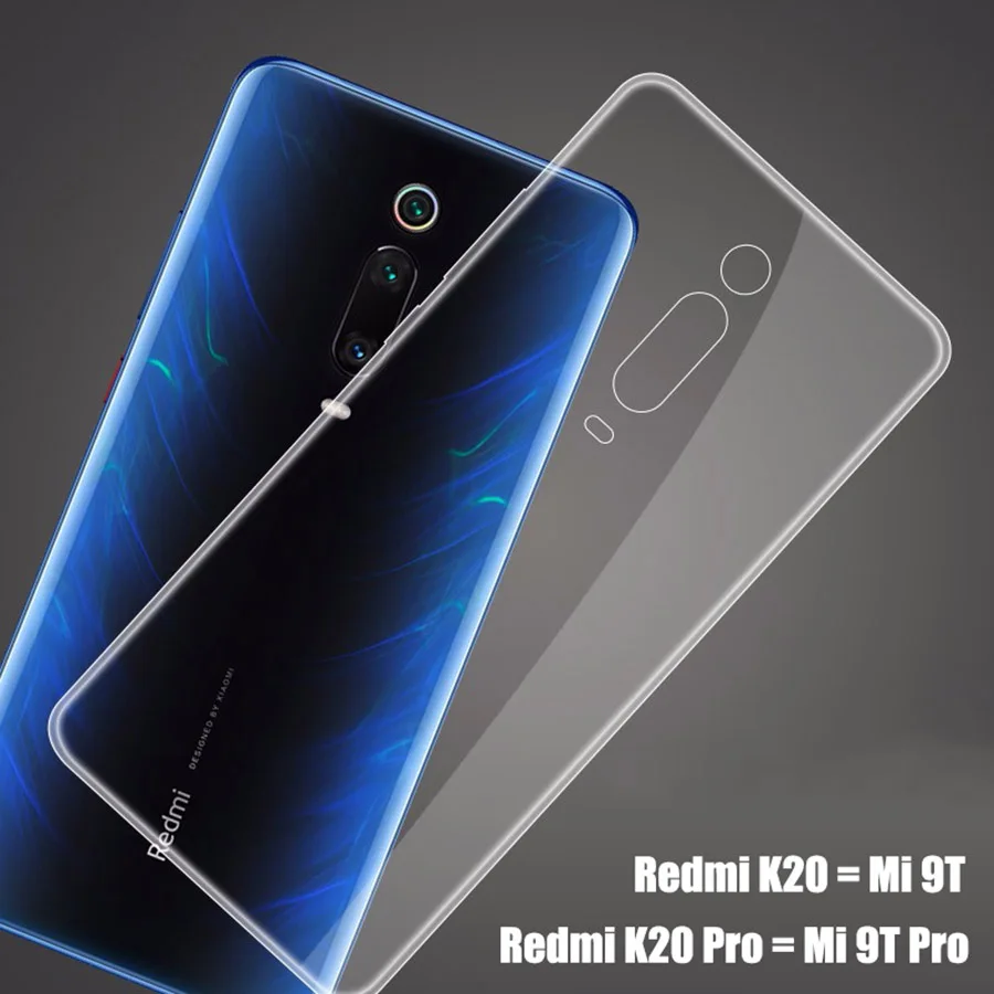 Прозрачный силиконовый чехол из ТПУ для Xiaomi mi 9T Pro 9 mi 8 A3 lite CC9 e Red mi K20 7A Note 5 6 7 Pro K20Pro мягкий чехол для телефона