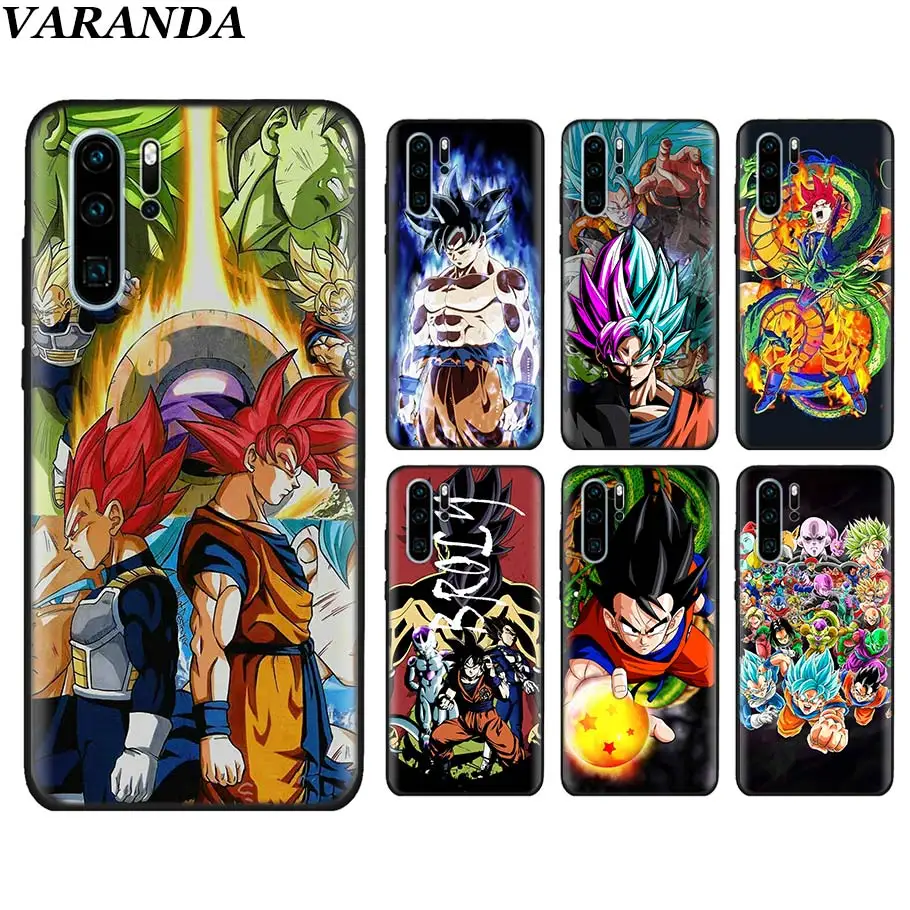 

TPU Soft Case for Huawei P20 Lite P20 P30 P9 P10 Lite P Smart Honor 8X Y9 2019 Cover Dragon Ball DragonBall z Silicon Capa