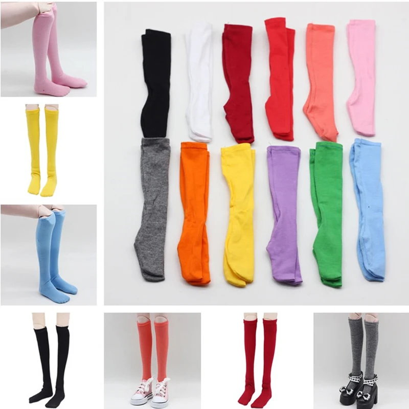 

2 Pair of 1/3 1/4 BJD Doll Accessories Long Socks Fits for 50-60cm Xinyi Dolls Clothing Accessories