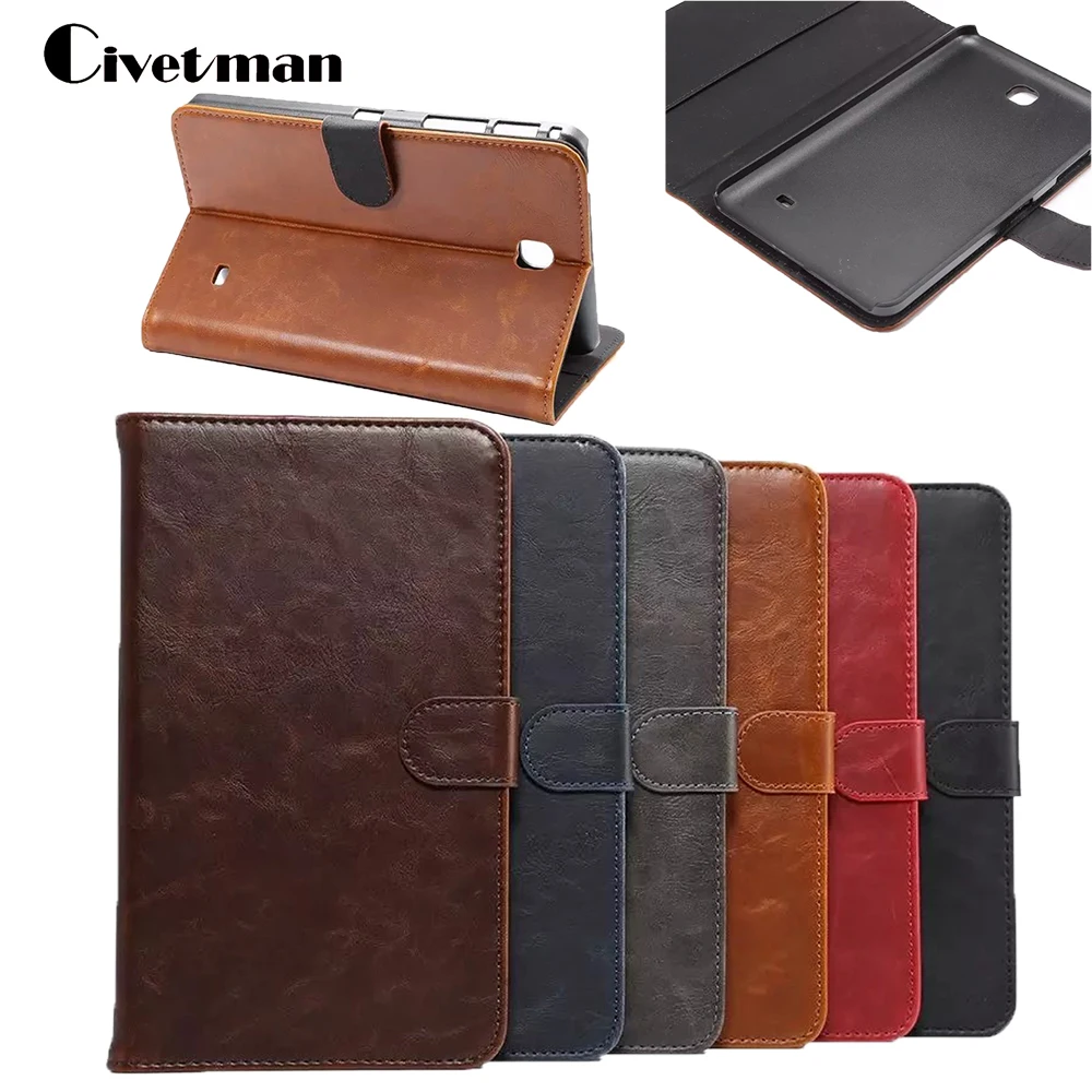 

Tablet e-Books Case for Samsung Galaxy Tab 4 T235 7 inch Original PU Leather Flip Stand Case Cover for Samsung T230 T231