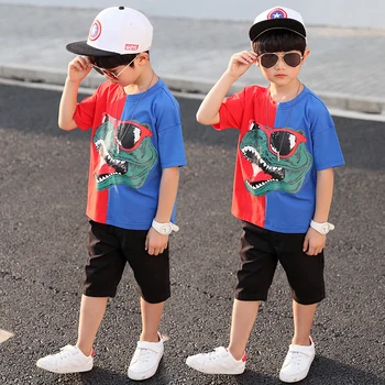 

Children Clothes 2019 Summer Baby Boys Clothes Shirt+Shorts Outfit Kids Clothes Boys Sport Suit Toddler Boys Clothing Sets
