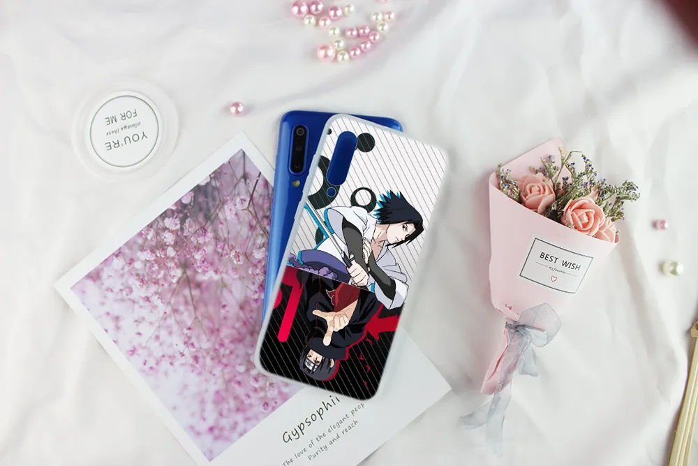 Мягкий чехол с рисунком аниме Наруто Акацуки для Xiaomi 9 8 A2 A3 lite Mi 9t CC9 9se 5X 6 10 Max3 6X Note10