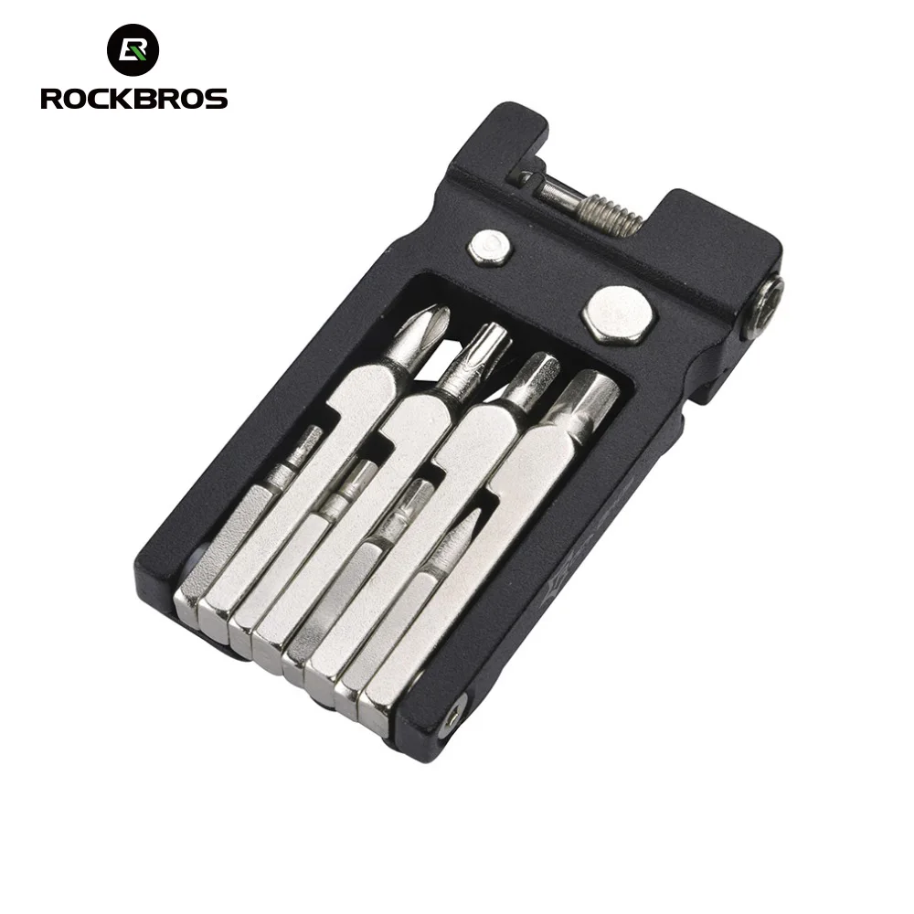 buy ROCKBROS 19 In 1 Bicycle Repair Tools Kit Hex Spoke Cycling Portable Durable Steel MTB Bike Bicycle Screwdriver Bike Repair Tool