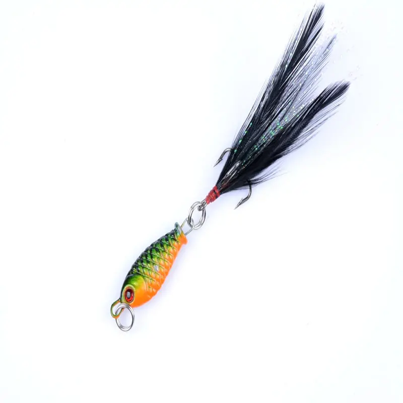 

Fishing Lure Small Lead Fish 6g Metal Lure Bait Boutique Fishing Gear Bionic Fishing Bait 4 Color