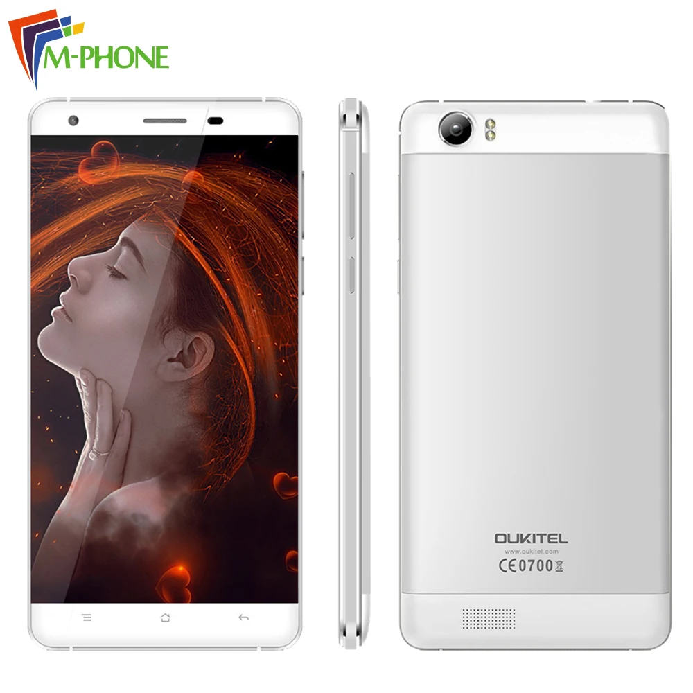 Original Oukitel K6000 Mobile Phone 5 5 HD Android 5 1 6000mAh Battery Smartphone MTK6735P Quad