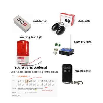 

Solar automatic swing gate opener motor dual arm opener operator linear actuators with remote controls Optional