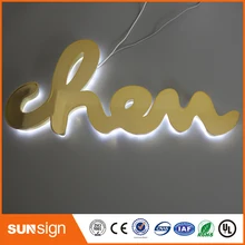 Sunsign Водонепроницаемый светодиодный halo осветительный, акриловый Светодиодная буква