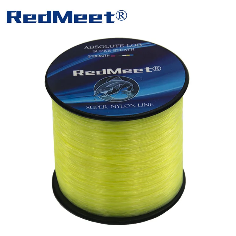 RedMeet Nylon Fishing Line 1000m Extreme Strong Monofilament Fishing Line for carp fishing Monofilament Linha 4.4-28.6LB