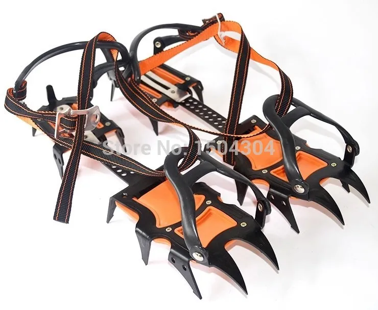 

POINT BREAK High Quality Professional Edition Twelve Teeth Ice Crampons Snow Board Stainless Steel Ice Gripper Freeshipping