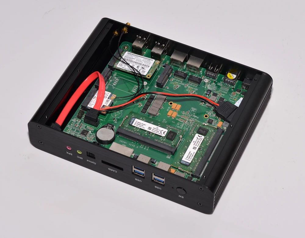 [5Gen Broadwell CPU] Win10 Mini pc i7 Barebone Intel Nuc Безвентиляторный Компьютер Core 5557U Graphics Iris 6100 4K HD