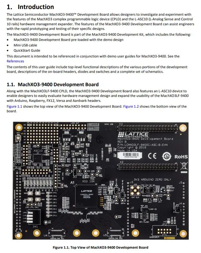 LCMXO3LF-9400C-ASC-B-EVN INFO