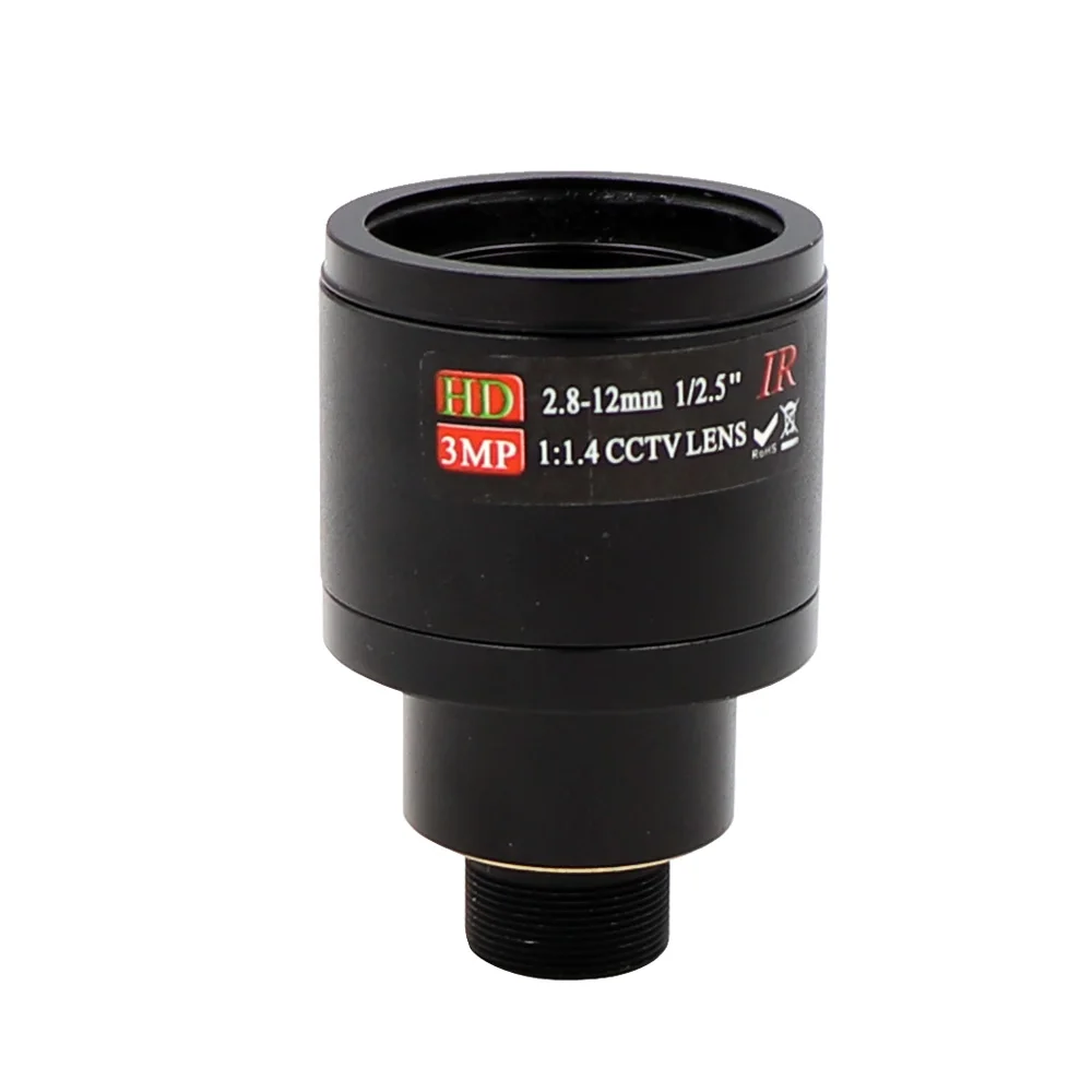 

2.8-12mm Varifocal M12 Mount Lens with 650nm IR Filter