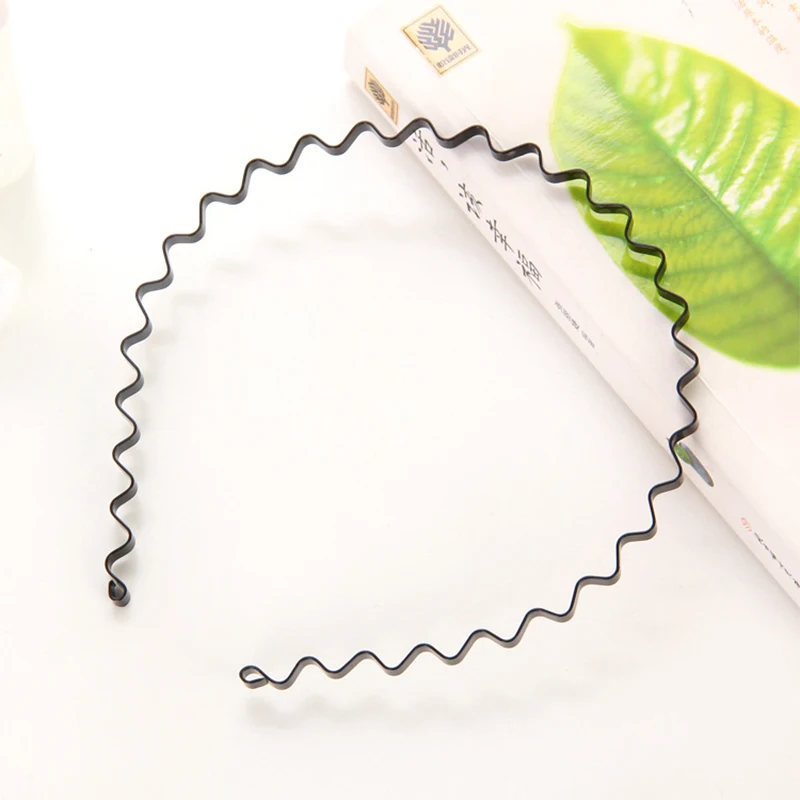 

1/5/10Pcs Hot Sale Wave Shape Metal Hair Clip High Elasticity Black Iron Tooth Wave Wrought Fashion Head Buckle Beauty Hair Tool