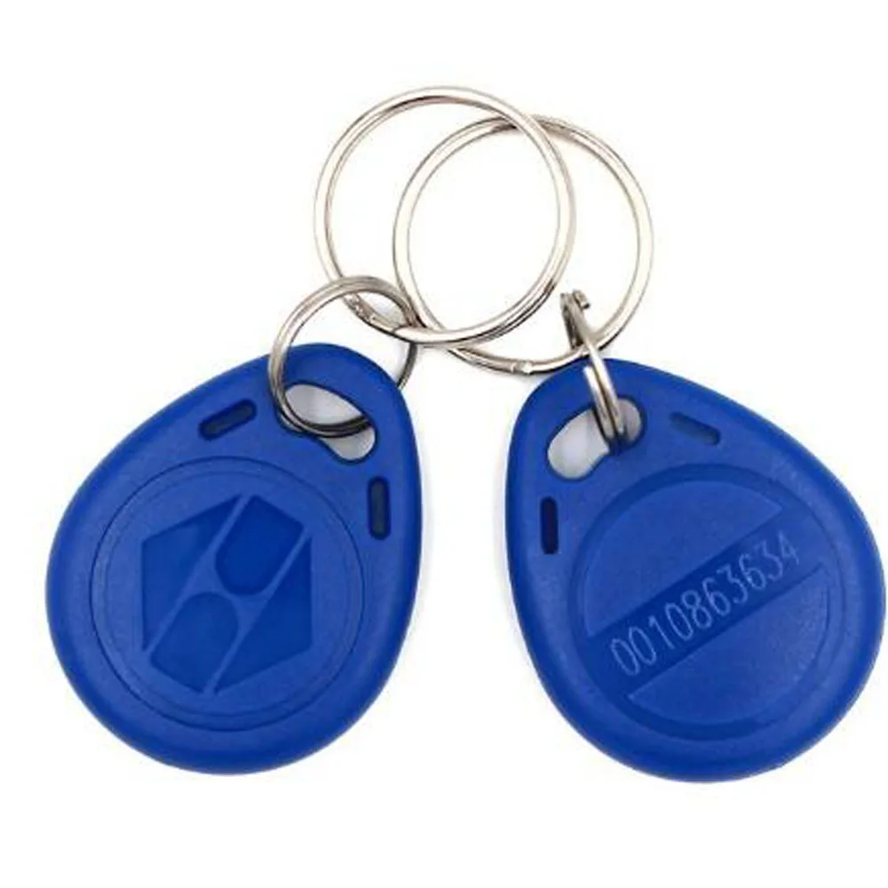 10 pieces Access Control 125Khz RFID Keychain Key Fob for locksin Electric Lock from Security