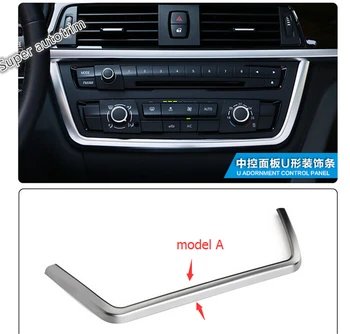 

Lapetus Central Control CD Panel Frame Cover Trim Accessories Interior Fit For BMW 3 Series F30 316i 320i 328i 2013 - 2017 ABS