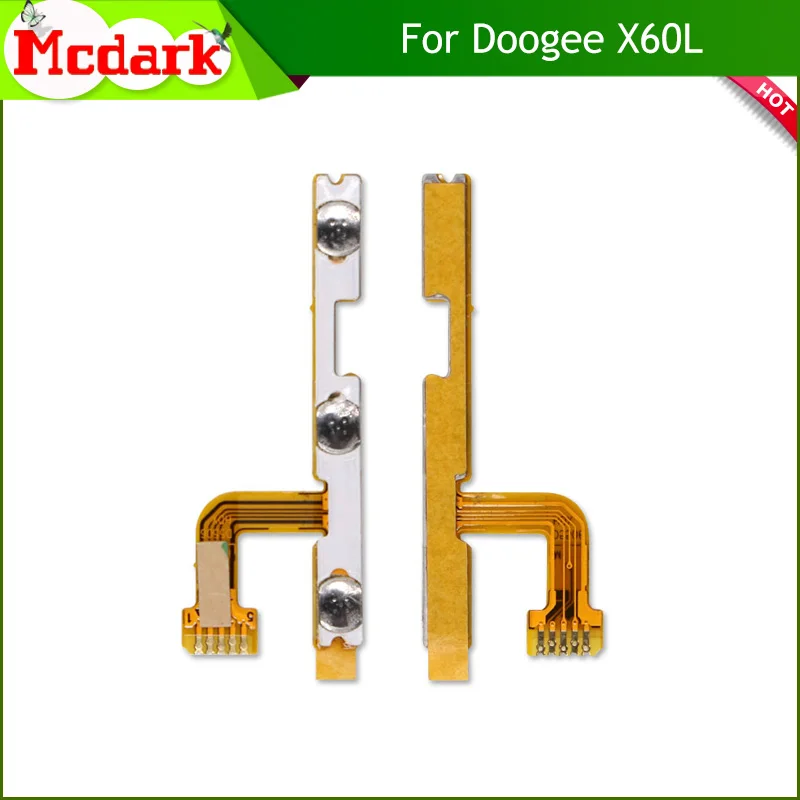 Mcdark Для Doogee X60L гибкий кабель боковой кнопки Cable 100% New Гибкий Кабель питания и