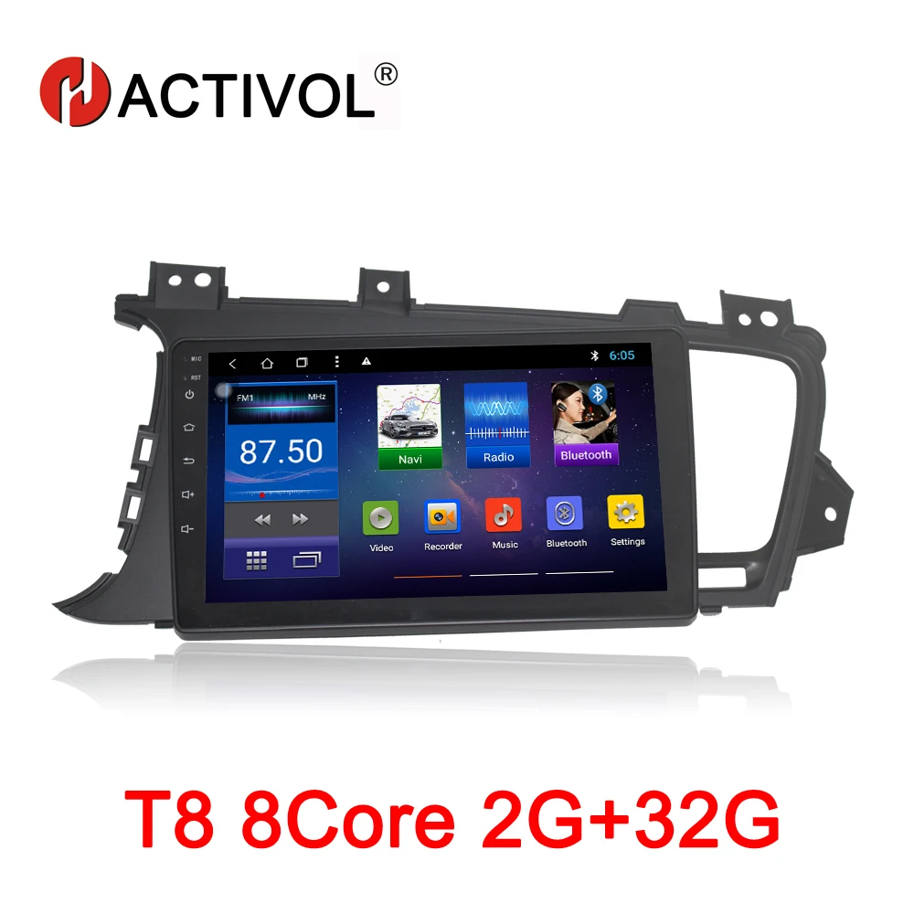 

HACTIVOL Octa Core 2G RAM 32G Car radio for KIA K5 Optima 2011 2012 2013 2014 2015 Android 8.1 car dvd player gps navigation