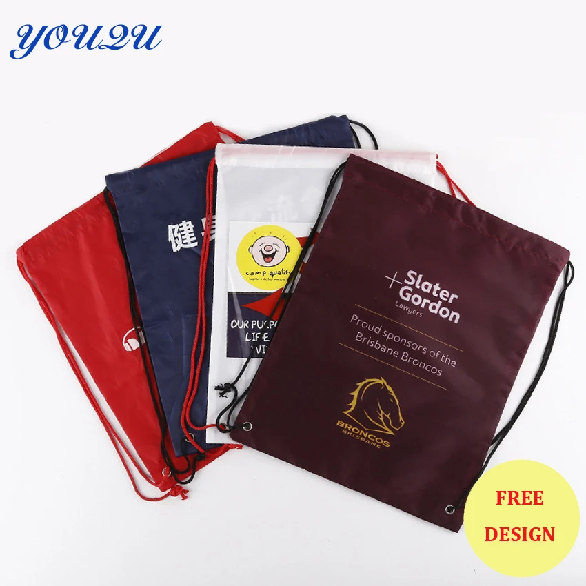Buy Custom drawstring bag string bag polyester