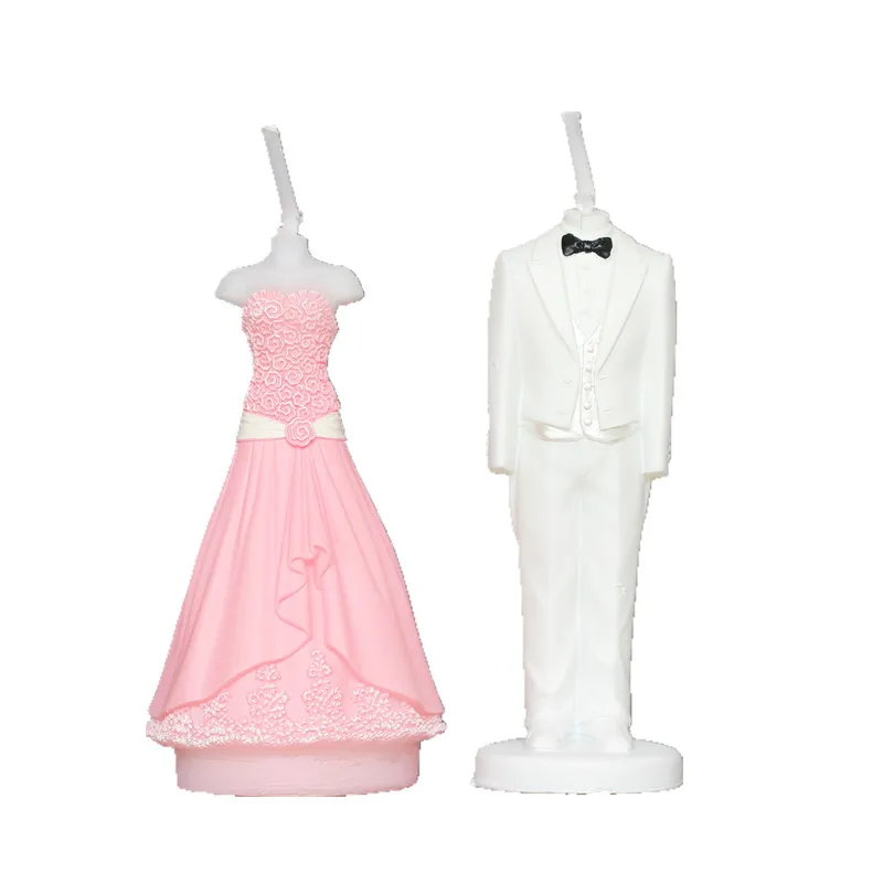 

Silicone Mold for Handmade Soap Candle Making Mould 3D Wedding Dress Shape Craft Resin Clay Decoration Tool