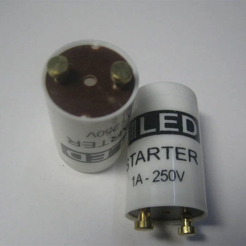 5 шт./лот светодиодный стартер использовать только светодиодный трубки защиты 250 V/1A изменения люминесцентная лампа, чтобы светодиодный ламповый балласт индуктивности удалить стартер