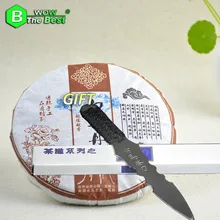 Tee Cutter Edelstahl + 100g Weiße Pfingstrose Tee Chinesischen Fu Ding Weiße Tee anti-krebs Gesundheit Drücken Cha Lebensmittel Empfehlung