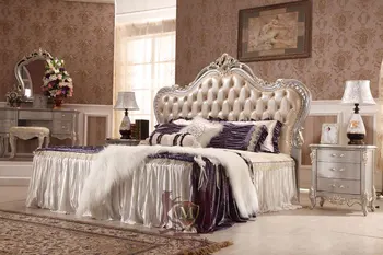 

UK extravagant classical bed furniture bed 0408