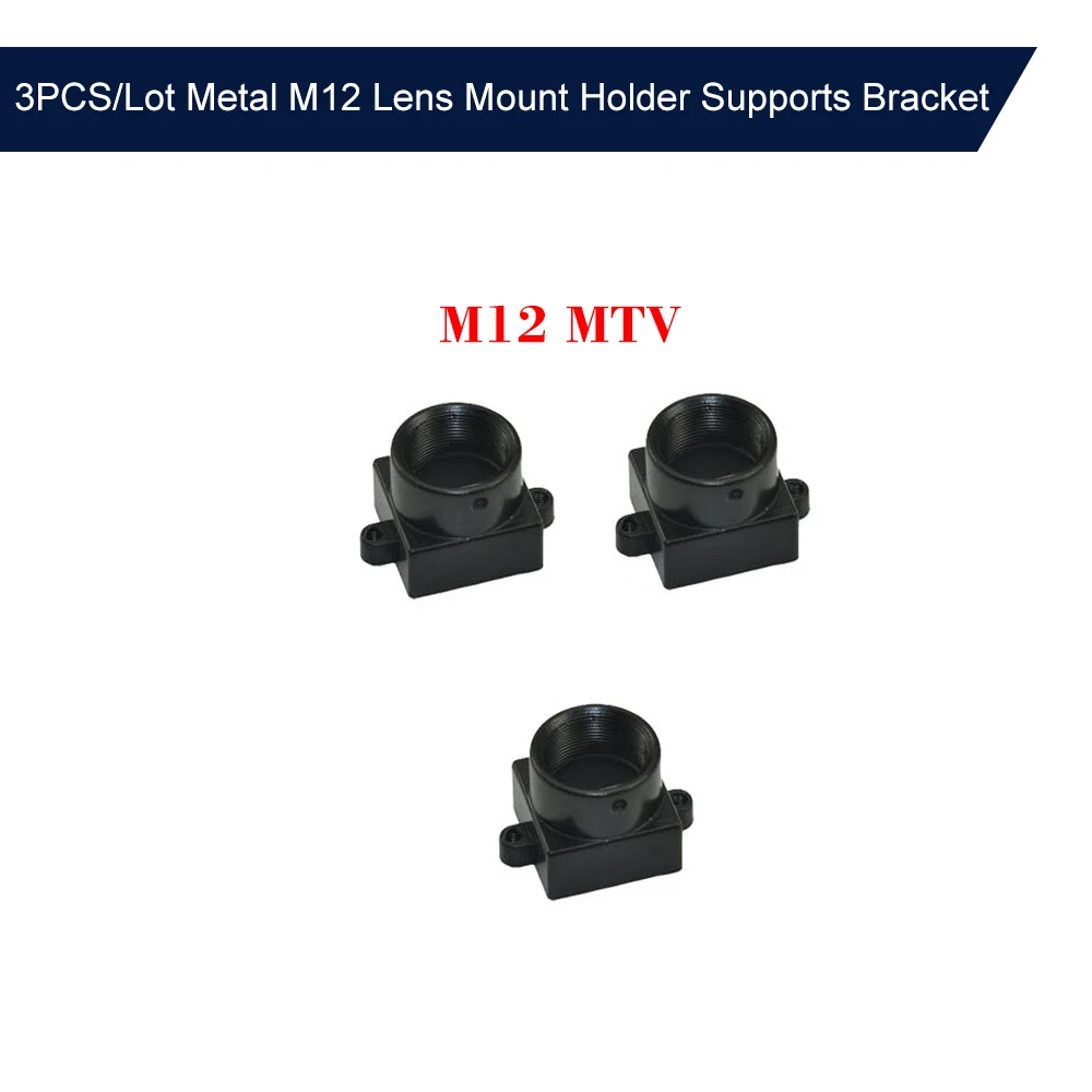 

3PCS/Lot Metal M12 Lens Mount Holder MTV Lens Holder Support Spacing Bracket CCTV Security Camera Board Module Screw Connector
