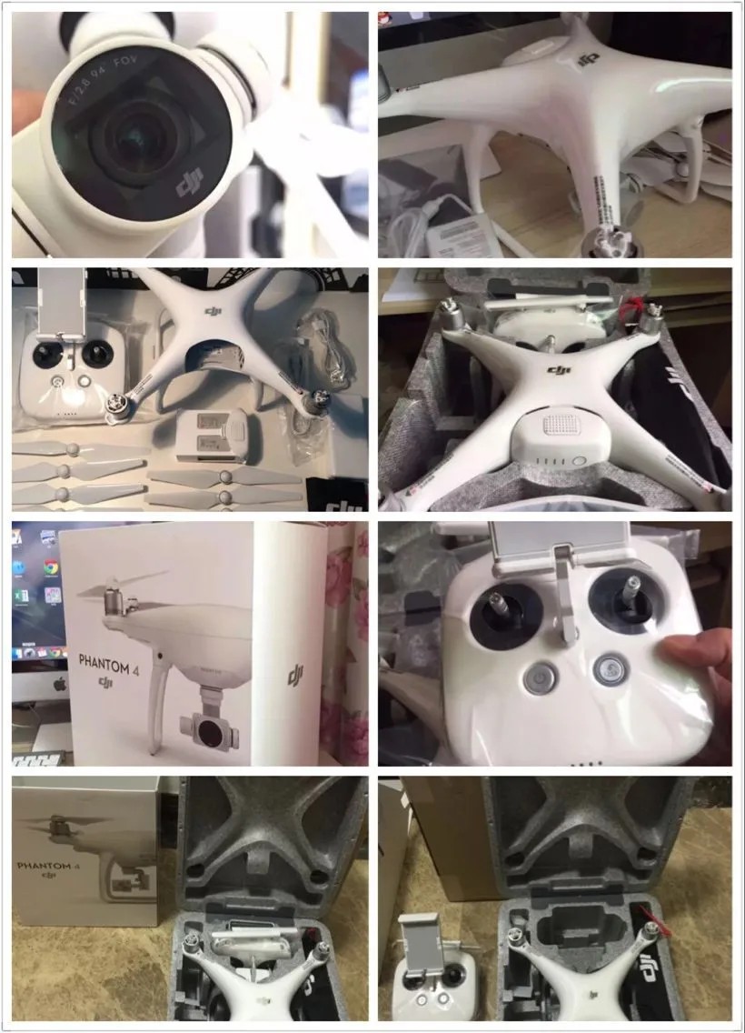 DJI Phantom 4 Quadcopter With 4K Camera And 3 Axis Gimbal For Drones Photographer PK DJII Phantom 3 Professional Mavic Pro