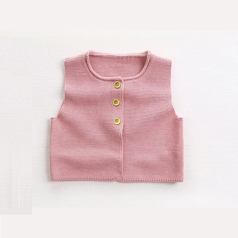 秋のベストニットベビーのための子供たち幼児少女の冬服ユニセックスソフトドレープ暖かい簡単マッチ ベスト Aliexpress