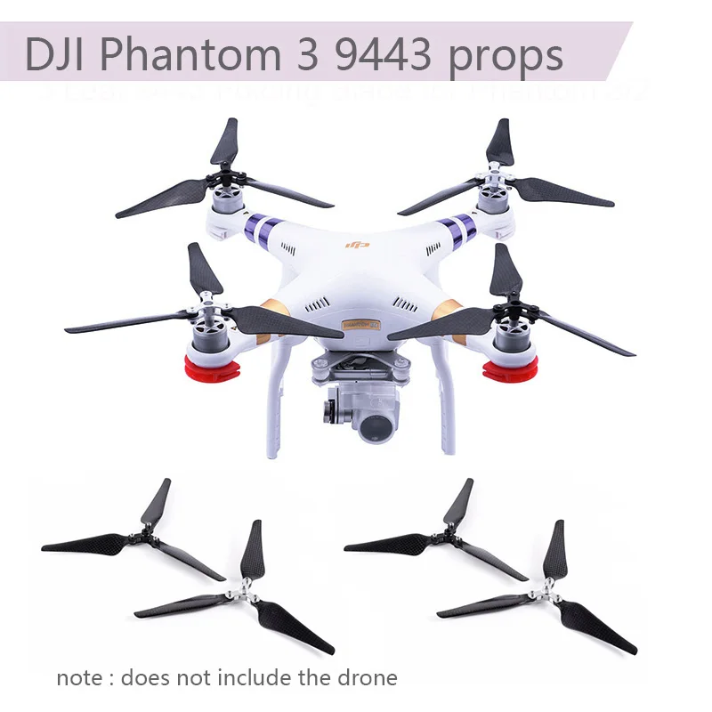4 шт. 9443 карбоновый Пропеллер для DJI Phantom 2 P2V камера Дрон лезвие самофиксирующийся