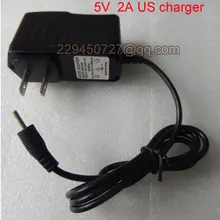 Universal 5V 2A 2.5mm DC jack US Charger For Tablet PC For Allwinner A13,A23,A33,A31S,A83T,Action 7029 tablet