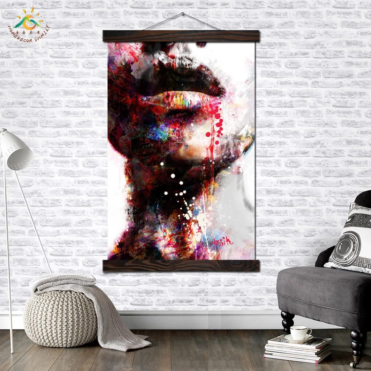 

Abstract Figure Modern Canvas Art Prints Poster Wall Painting Scroll Painting Artwork Wall Art Pictures Home Decoration