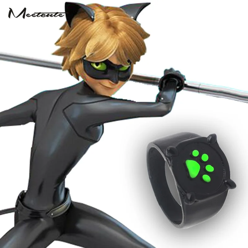 Meetcute Fashion Miraculous Ladybug Ring Jewelry Cat Noir ...