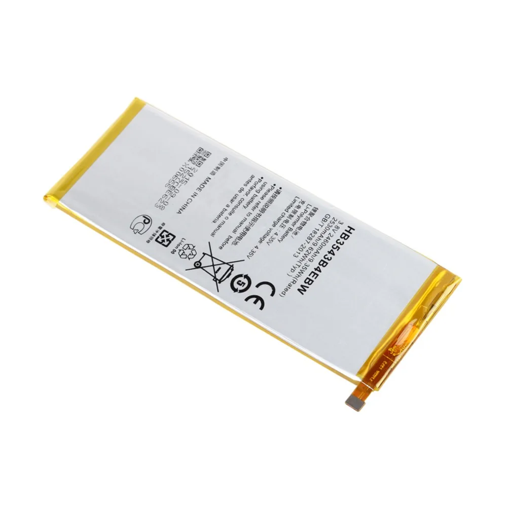 Новый литий полимерный аккумулятор 3 8 в 2460 мАч HB3543B4EBW для Huawei Ascend P7 L07 L09 L00 L10 L05 L11
