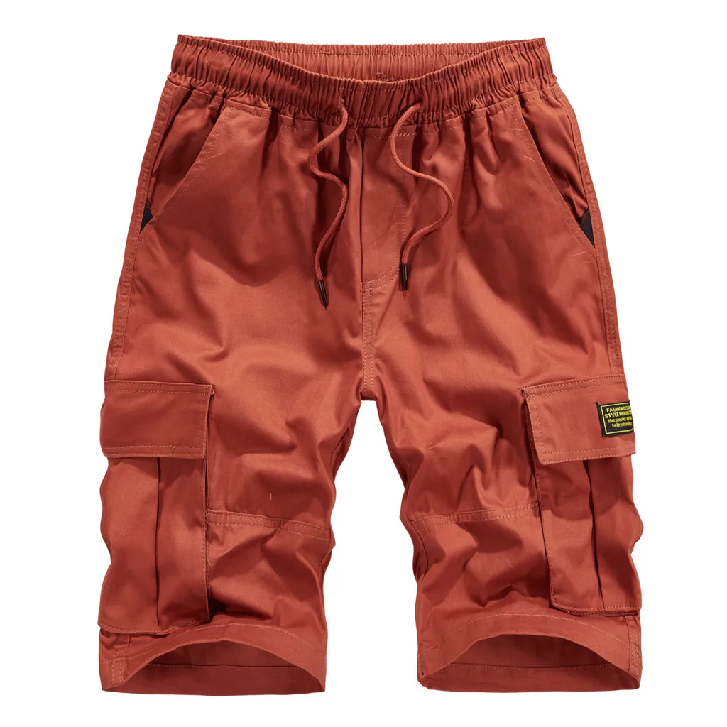 Feitong новые мужские военные шорты Карго Летние повседневные свободные чистые комбинезоны различных цветов пляжные спортивные тактические шорты для мужчин