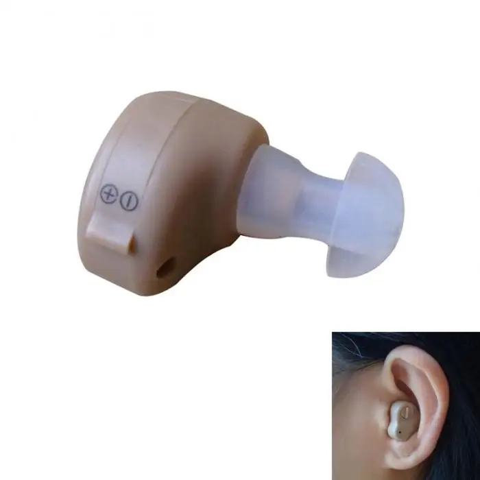 Слуховой аппарат портативный маленький в ухо Невидимый Лучший усилитель звука Регулируемый тон Слуховые аппараты
