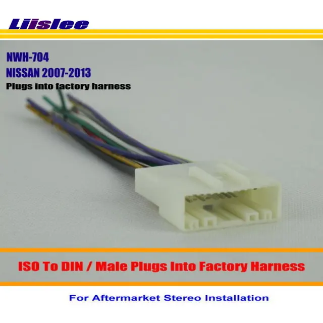 liislee for nissan pathfinder quest rogue male iso radio wire Nissan Quest Wire Harness liislee for nissan pathfinder quest rogue male iso radio wire wiring harness car stereo adapter connector plugs harness