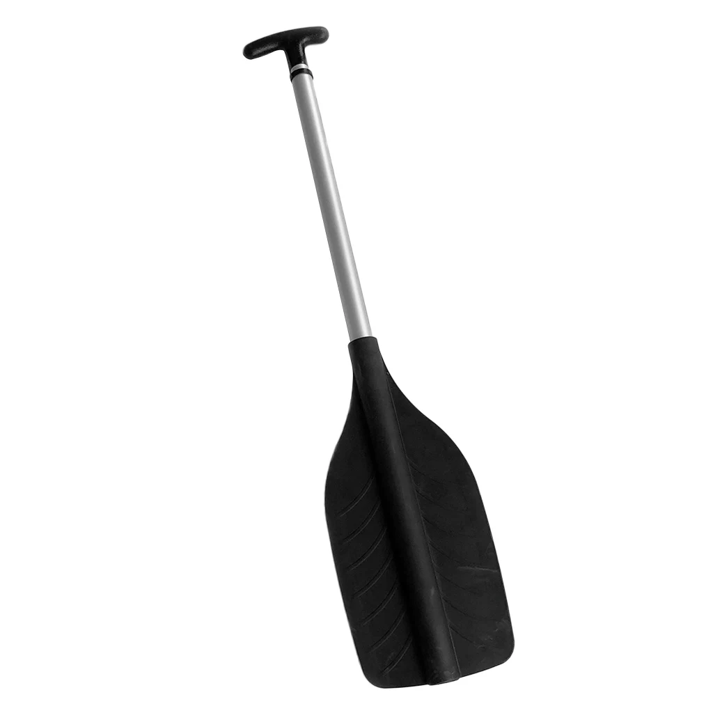 1 Pcs 50-120 cm Kayak Telescoping Paddle Lightweight Afloat Oars Watersport Dragon Boat Canoe Rafting Paddles Black