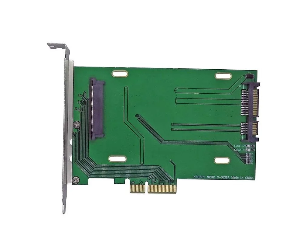 Aazon.co: PCIe to SFF-8639 Adapter, PCIe 3.0 X8 to Dual U.2 SFF-8639 Aazon.co: PCIe to SFF-8639 Adapter, PCIe 3.0 X8 to Dual U.2 SFF-8639