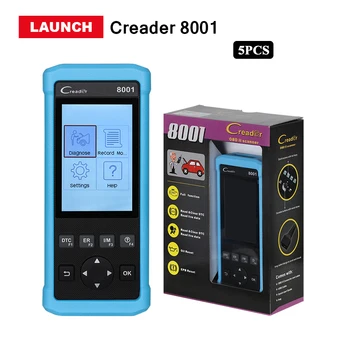 

5pcs/lots Launch CReader 8001 diagnostic tool obd2 Scanner CR8001 support ABS,SRS Systems Oil EPB reset and Prints data via PC