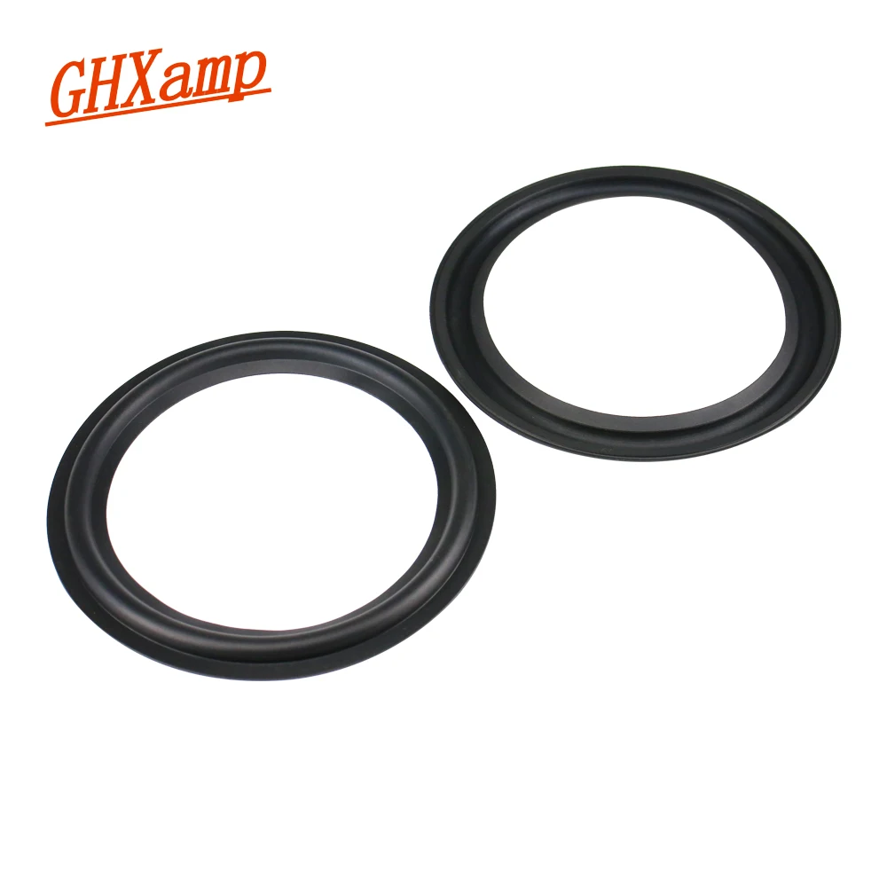 GHXAMP 6.5 인치 크기 155MM 143MM 123MM 112MM 라우드 스피커 고무 서라운드 수리 기존 2 개
