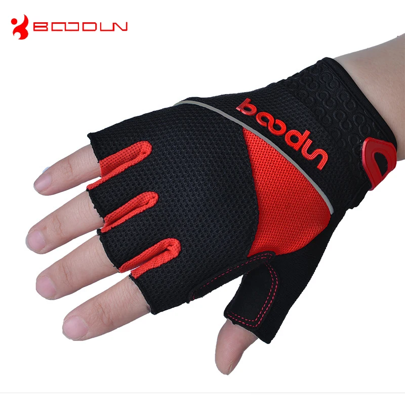 BOODUN Cycling Gloves Half Finger Gel Road Mountain Bike Gloves MTB