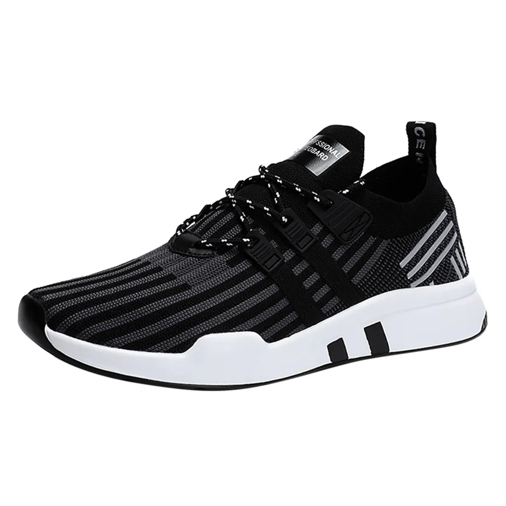 

CHAMSGEND Summer Men's lightweight breathable casual running shoes fashion trend wild student shoes comfortable sports shoes