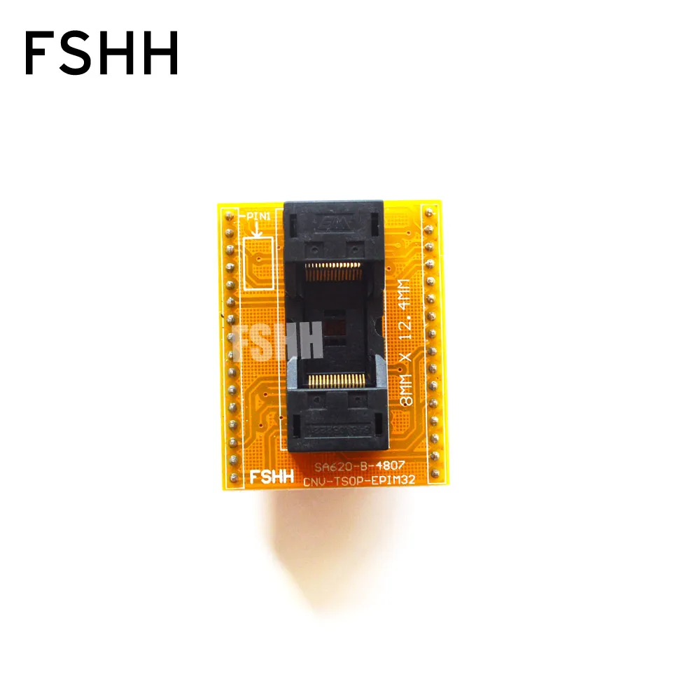 

TSOP32 to DIP32 Programmer Adapter CNV-TSOP-EPIM32S SA620-B-4807s01 Test Socket Adapter 648A0322211 648A32-01 with PCB socket