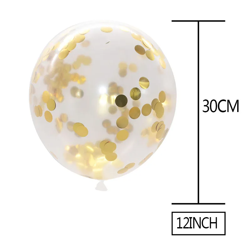 5 шт./лот 12 ''шары с золотыми конфетти Премиум 12 дюймов латексные вечерние воздуха воздушные шары-игрушки для дня рождения шары для свадебной вечеринки украшения