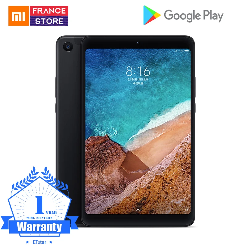 Original Xiaomi MIPad 4 Teble 8" 16:9 Snapdragon 660 AIE Core WiFi LTE 4GB 64GB Type-C Mi Pad 4 12.0MP+5.0MP Dual Camera 6000mAh