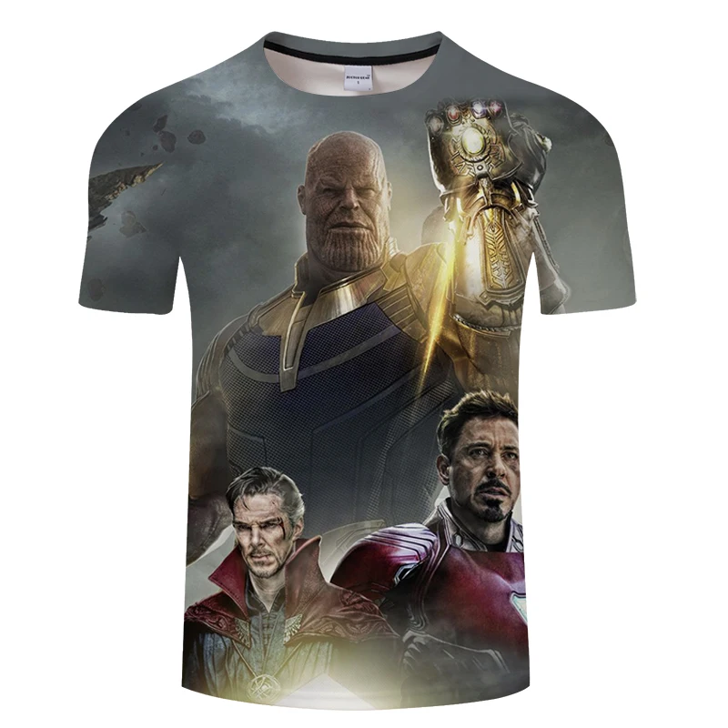 2019 Superhero Desig The Avengers 4 Endgame T-shirt Summer Newest Men T-Shirt Avenger Road Casual Short Sleeve wholesale | Мужская