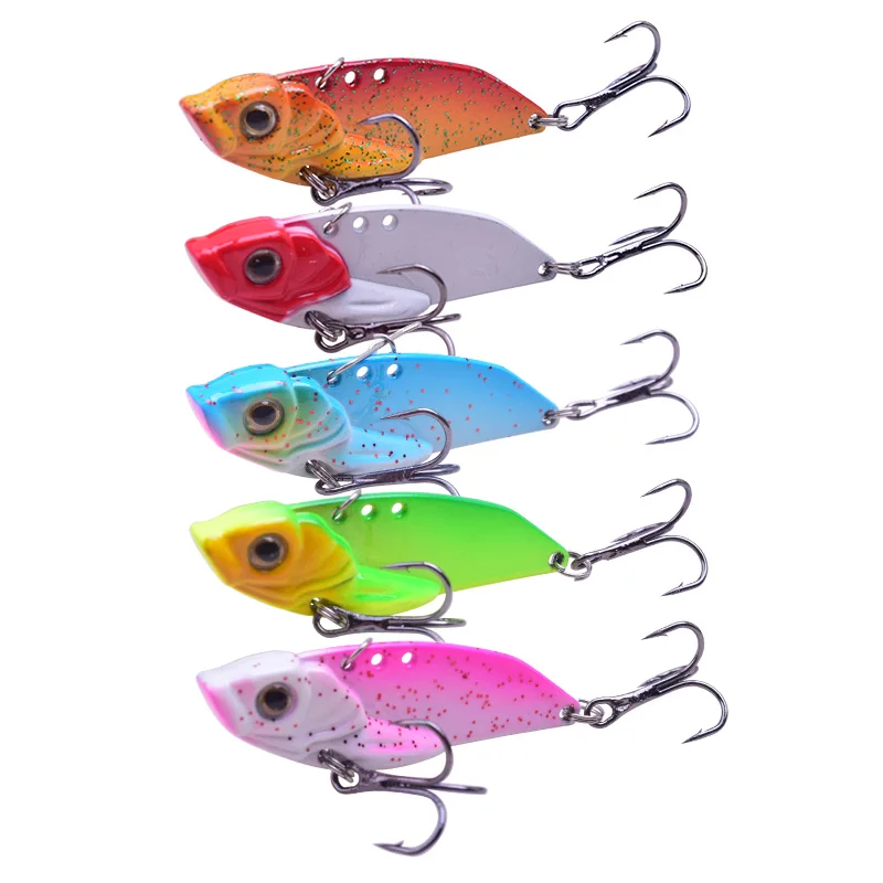 

Proleurre New Model Metal VIB Sinking Bait 50mm 11.5g Winter Ice Fishing Wobblers Crankbait Vibration Spinner bait Fishing Lure